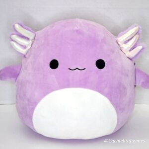 MONICA 🦎 12" O.G. Purple Axolotl w Iridescent Gills 2021 Squishmallow ☆ NWT ☆